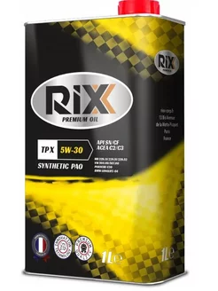 Масло RIXX 5W30 SN/CF син 1л