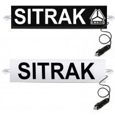 Табличка светящаяся SITRAK 24V (двухстороняя со штекером)